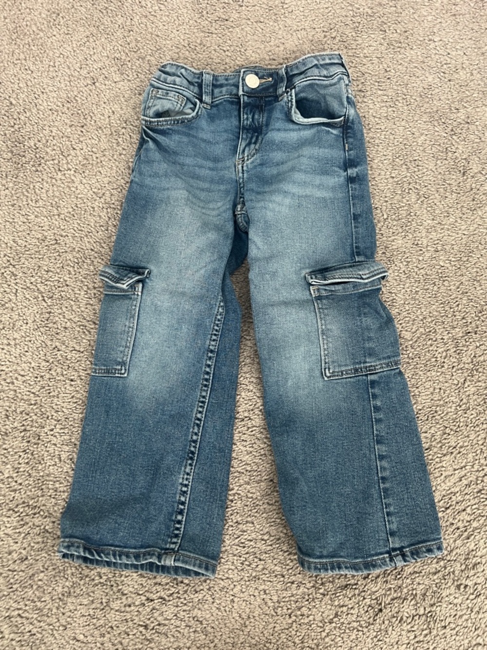 H&M Blue Cargo Jeans for Kids